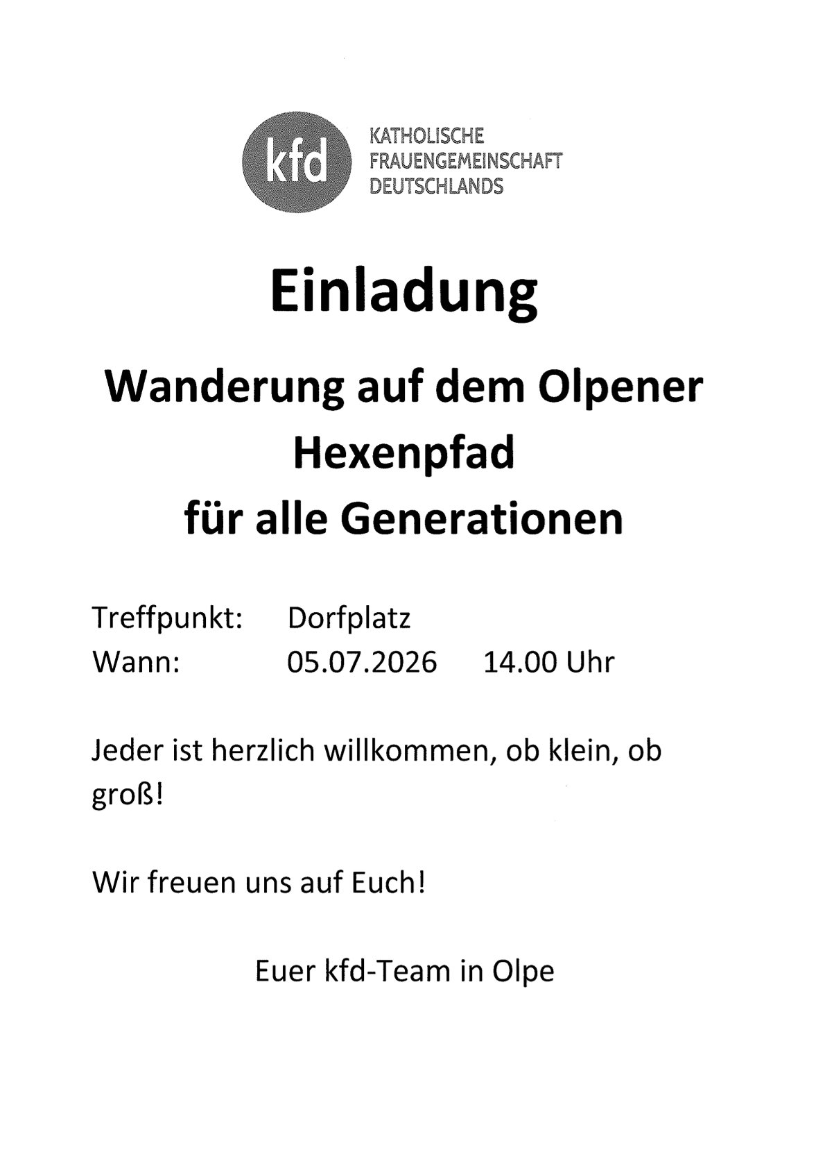 Hexenweg 2026
