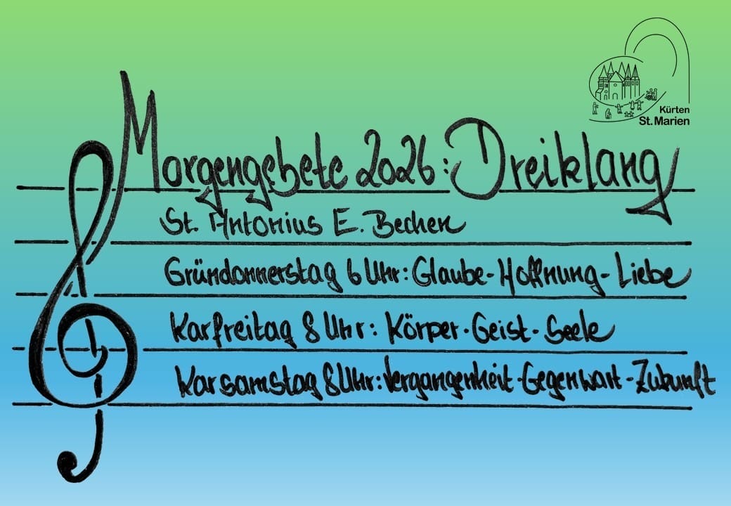 Flyer Morgengebete 2026
